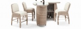 NEW- BAR TABLE AND CHAIR